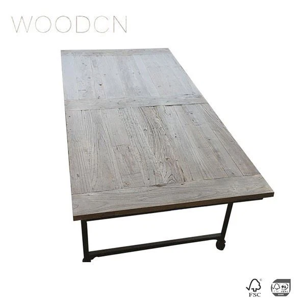Recycle Old Elm Solid Wood Table