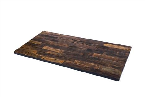 Γραφείο ηλεκτρικό ανελκυστήρα Old Elm Wood Veneer Office 30x48x1,25''