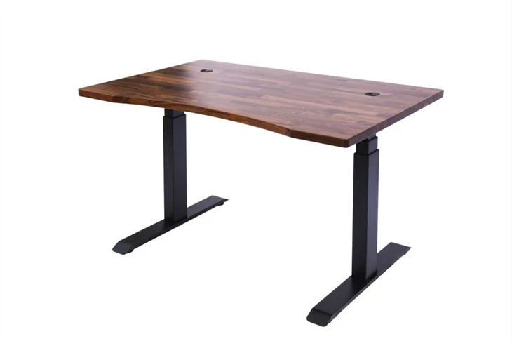 China Solid Black Walnut Office Desk Top Suppliers